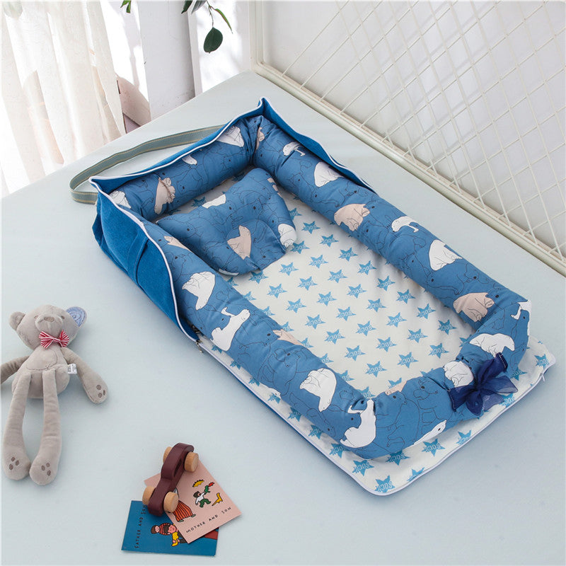Portable Foldable Cotton Baby Crib