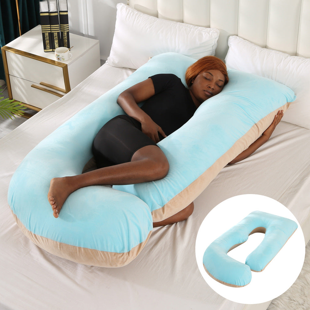 J-Type Maternity Waist Support Slope Pillow