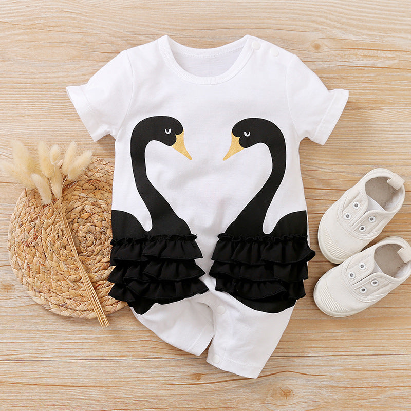 Baby Short Sleeve Casual Onesies