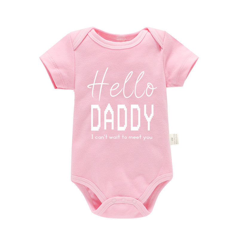 Pure Cotton Baby Short Sleeve Romper