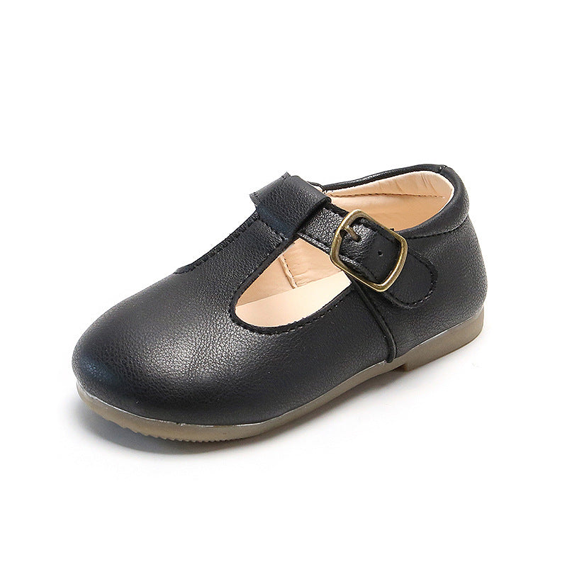 Children's Pea Shoes Versatile Casual Baby Single Shoes
