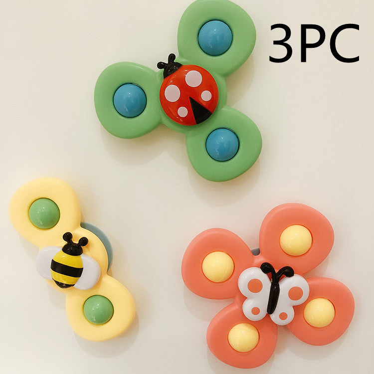 Kids Gyro Sucker Spinner Bath Rattle Toy
