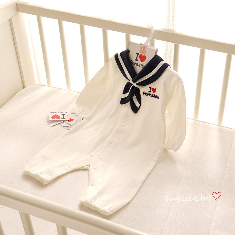 Navy Style Newborn Baby Onesies