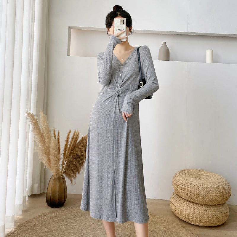 Plus Size Western Maternity Dress