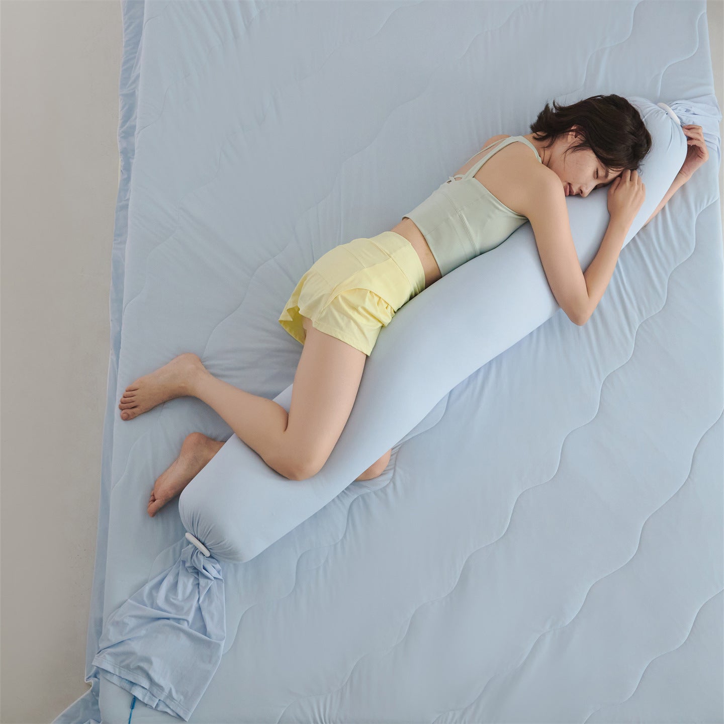 Skin-Friendly Multifunctional Maternity Side Sleeping Pillow