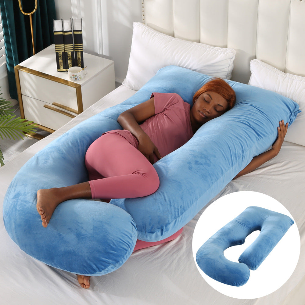 J-Type Maternity Waist Support Slope Pillow