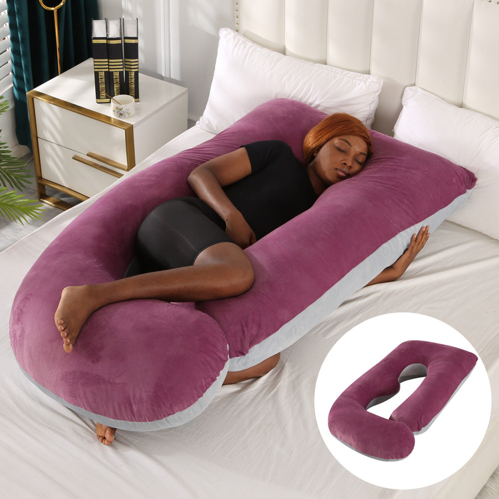 J-Type Maternity Waist Support Slope Pillow