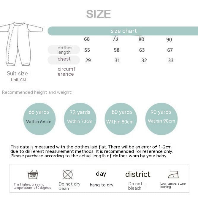 Baby Western Style Home Pajamas Romper
