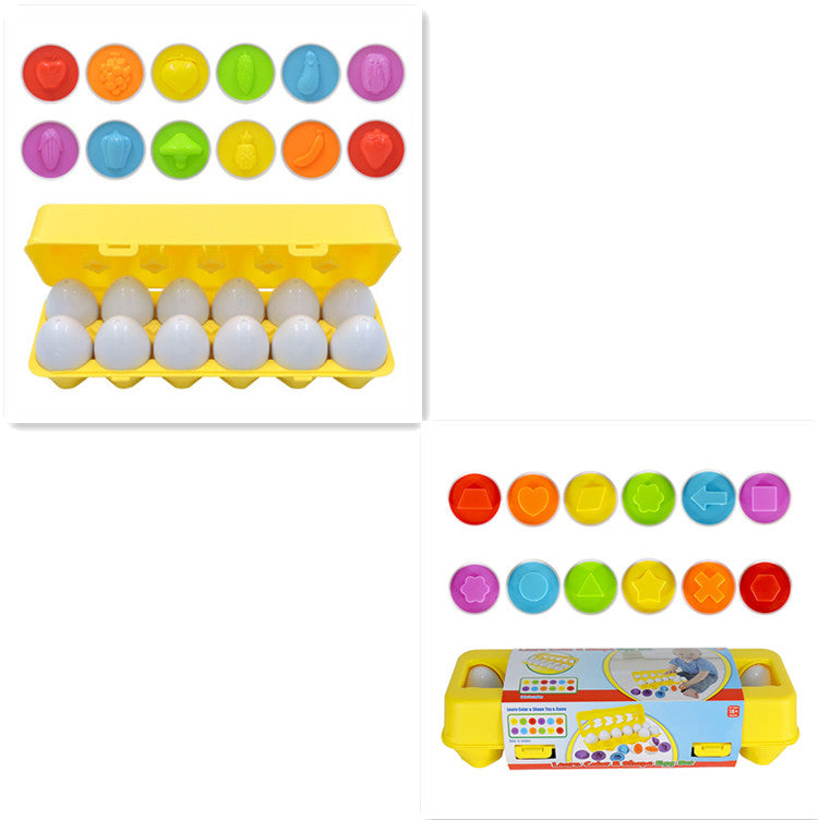 Baby Montessori Shape Sorting Egg Educational Toy