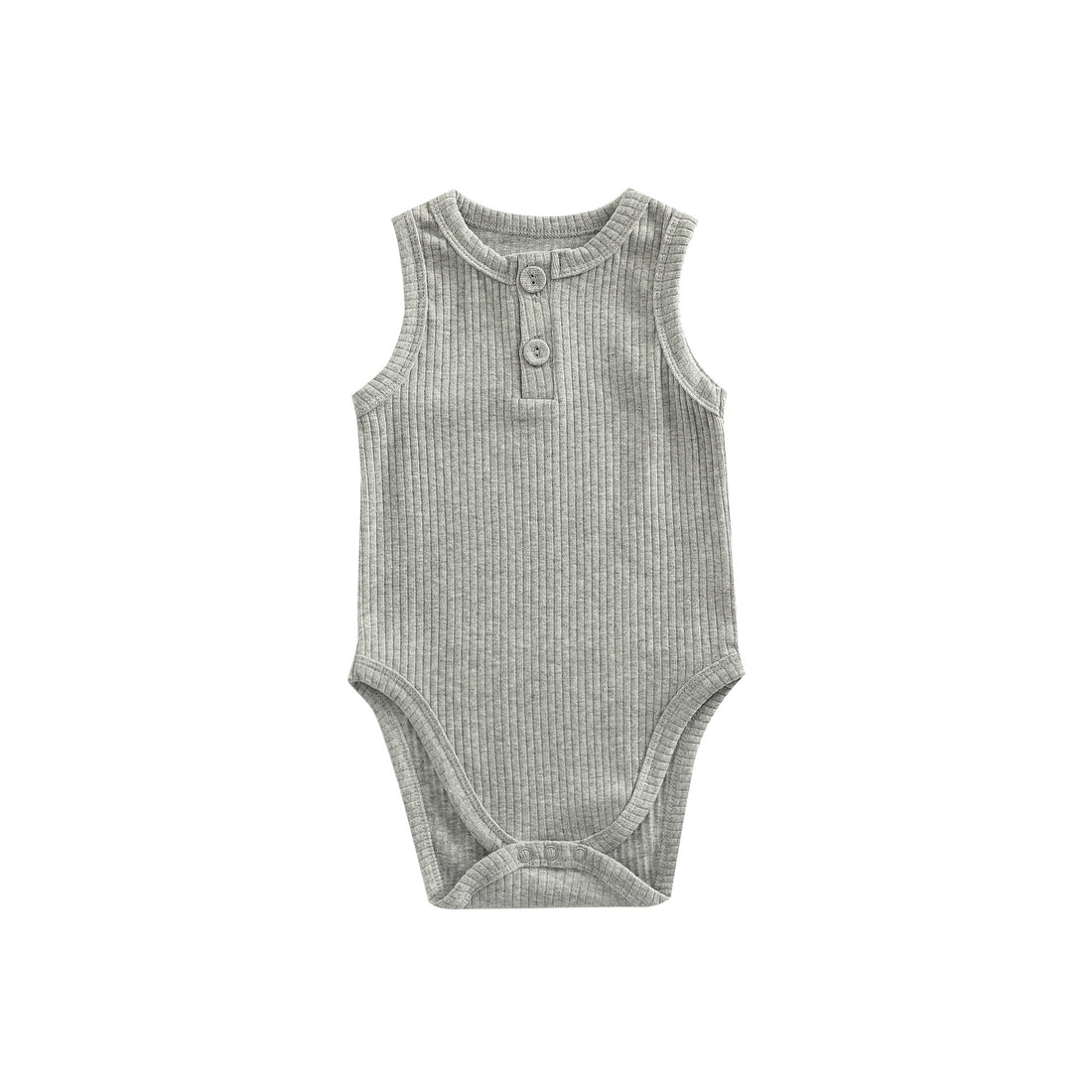 Pure Cotton Sunken Stripe Baby Girl Rompers Vest