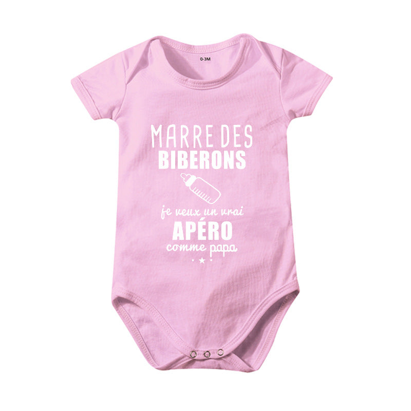 Pure Cotton Baby One-Piece Rompers