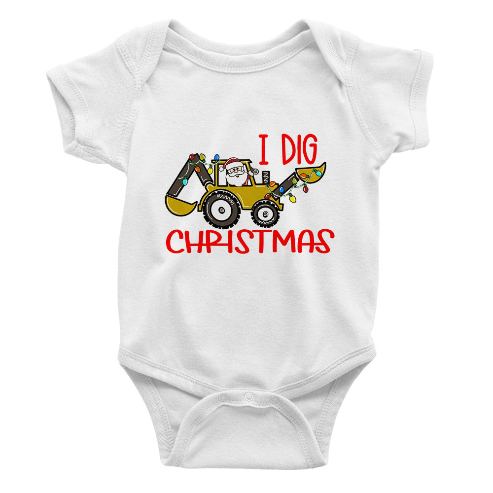 Cotton Baby Short Sleeve Romper Coating