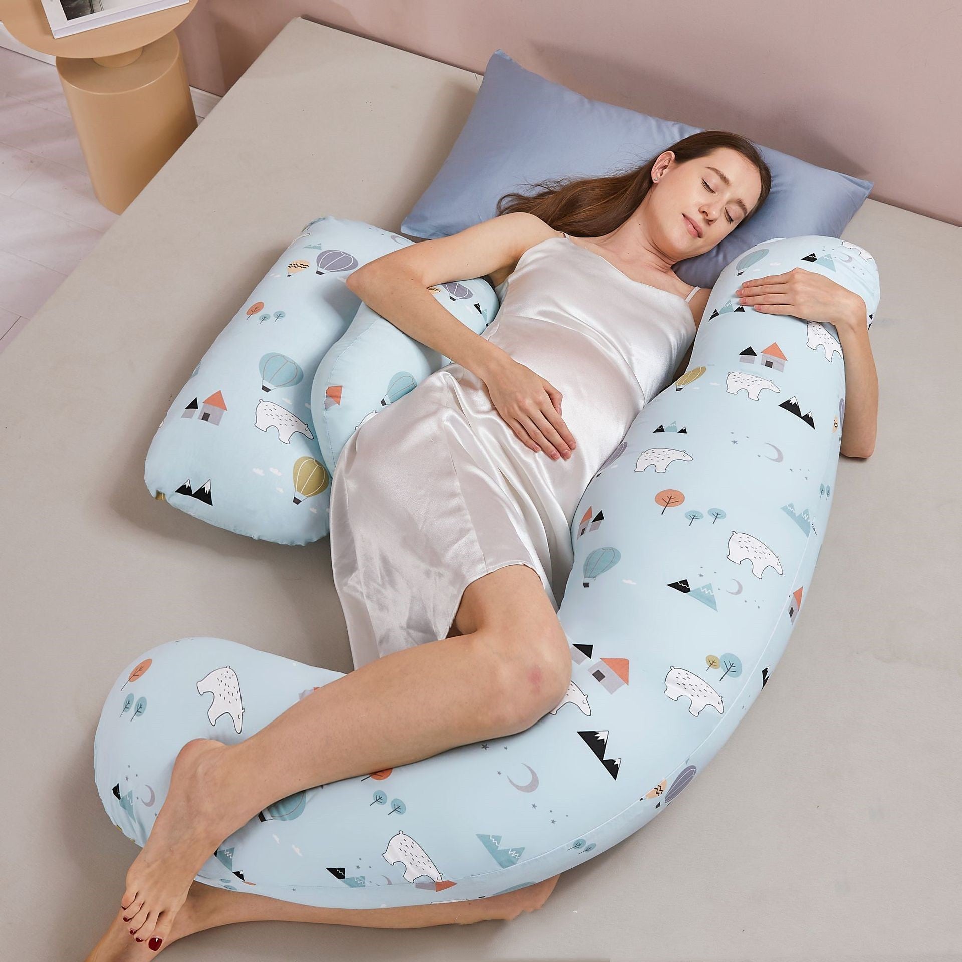 Tencel Summer Maternity Lumbar Side Sleeping Pillow