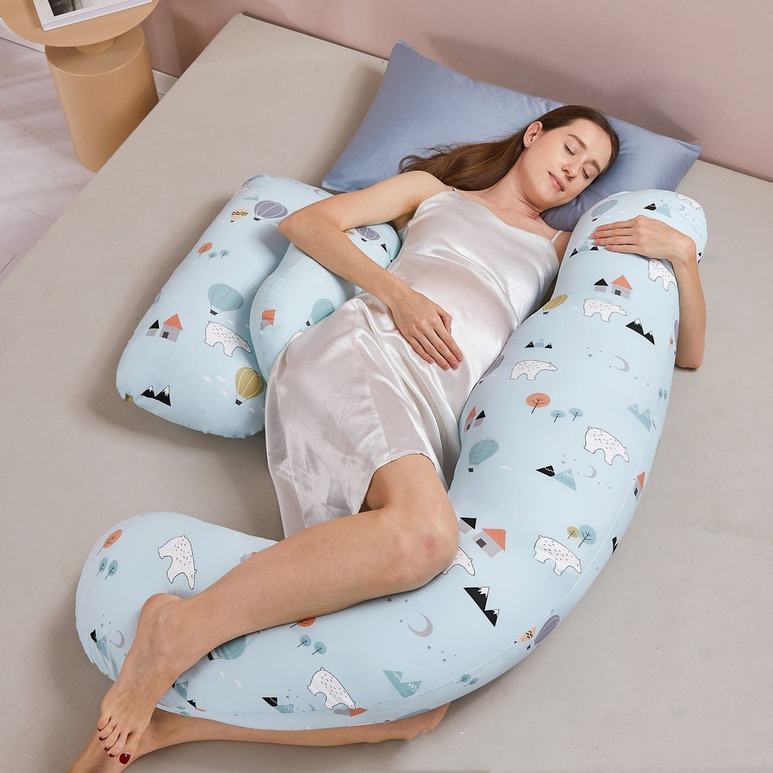 Tencel Summer Maternity Lumbar Side Sleeping Pillow