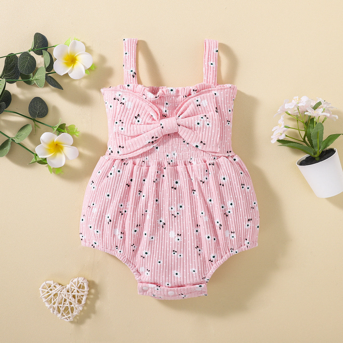 Sleeveless Summer Baby Rompers Jumpsuit