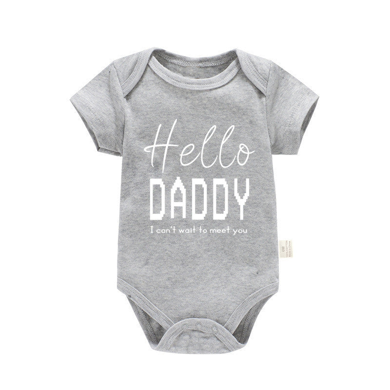 Pure Cotton Baby Short Sleeve Romper
