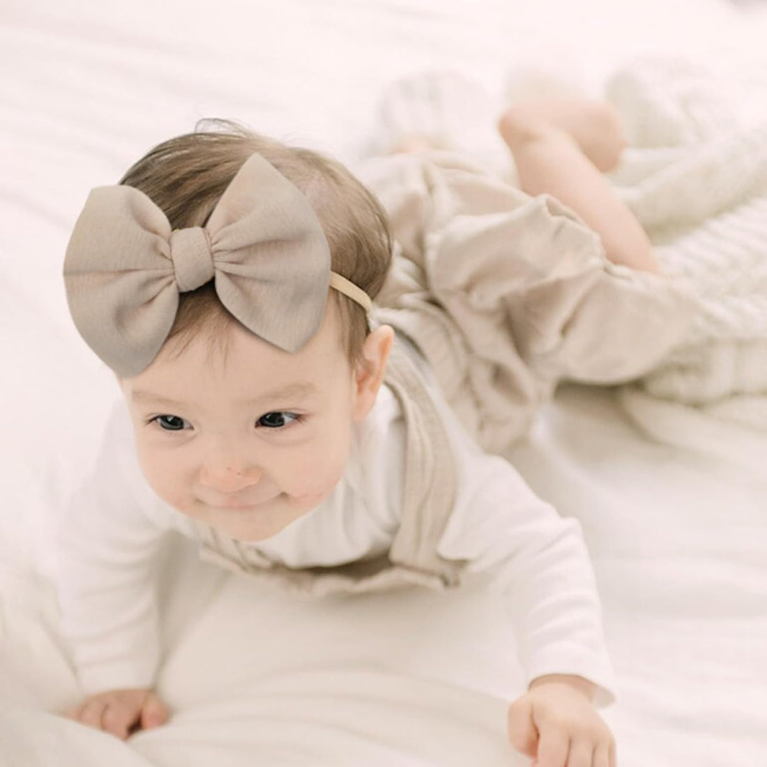 Baby Girl Nylon Bow Headband Hair Accessories
