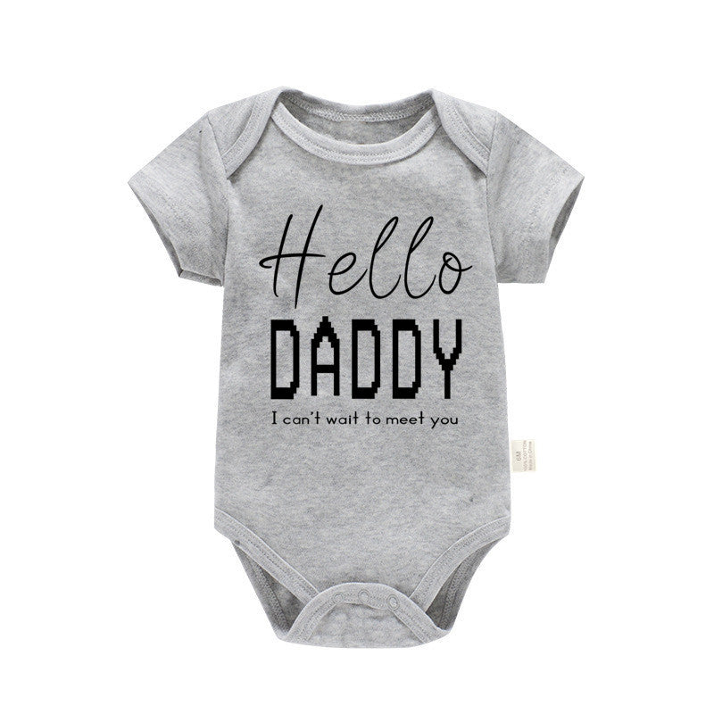 Pure Cotton Baby Short Sleeve Romper