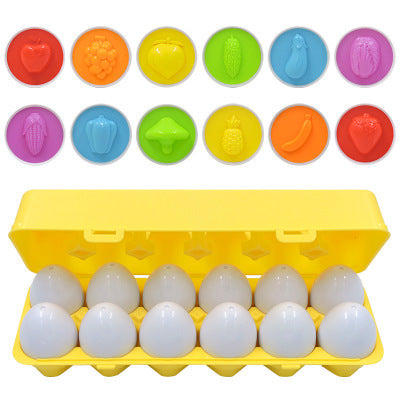 Baby Montessori Shape Sorting Egg Educational Toy