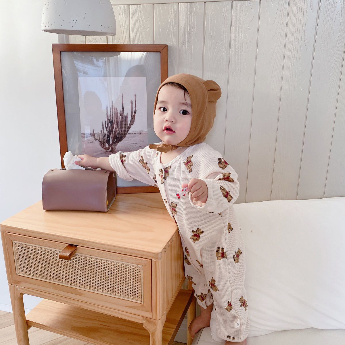 Baby Western Style Home Pajamas Romper