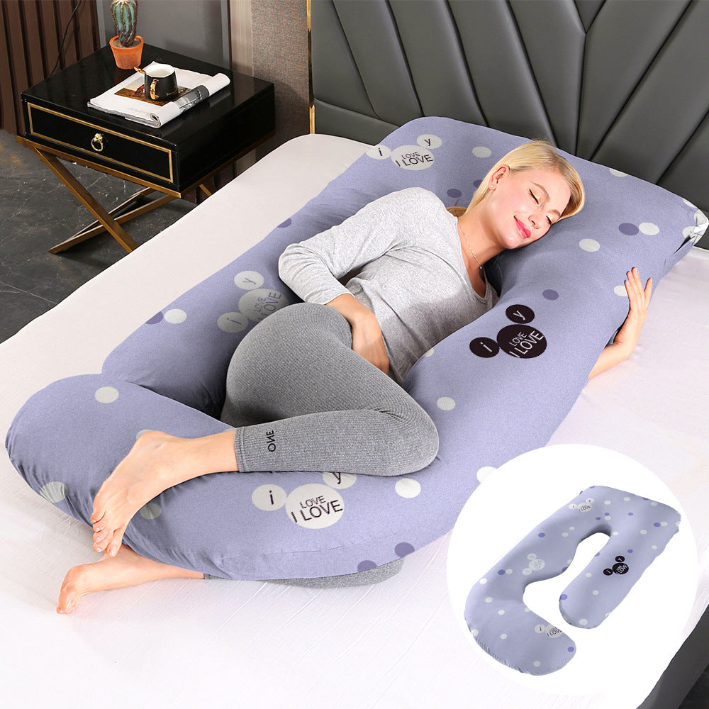J-Type Maternity Waist Support Slope Pillow