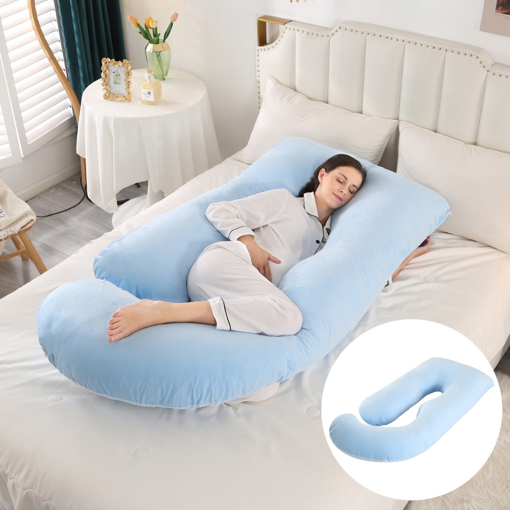 J-Type Maternity Waist Support Slope Pillow