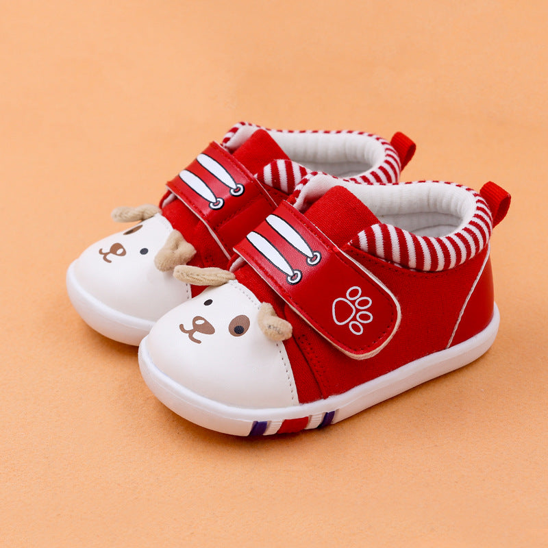 Baby Cartoon Non Slip Toe Cap Shoes