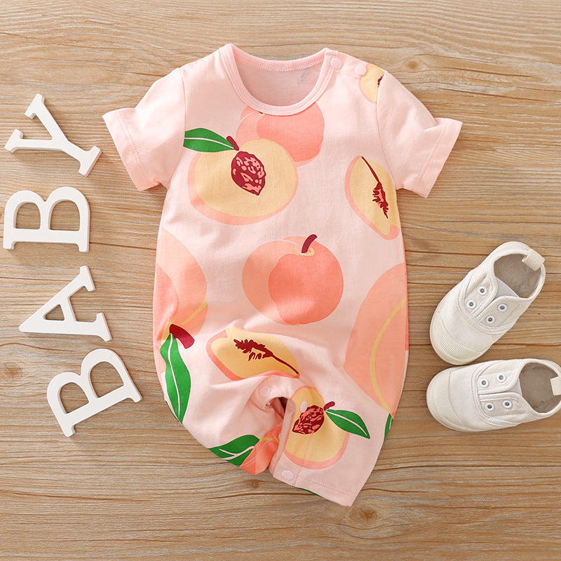 Baby Short Sleeve Casual Onesies