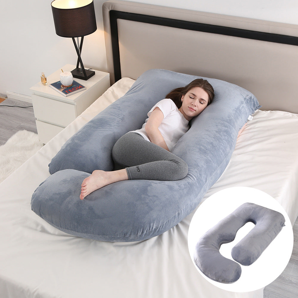 J-Type Maternity Waist Support Slope Pillow