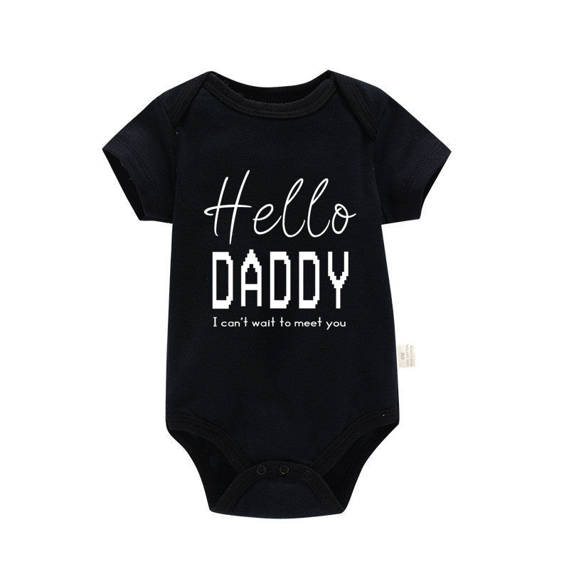 Pure Cotton Baby Short Sleeve Romper