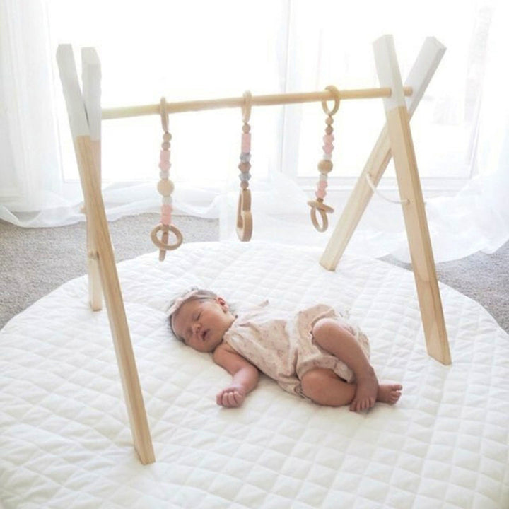 Wooden Baby Fitness Frame Educational Toy