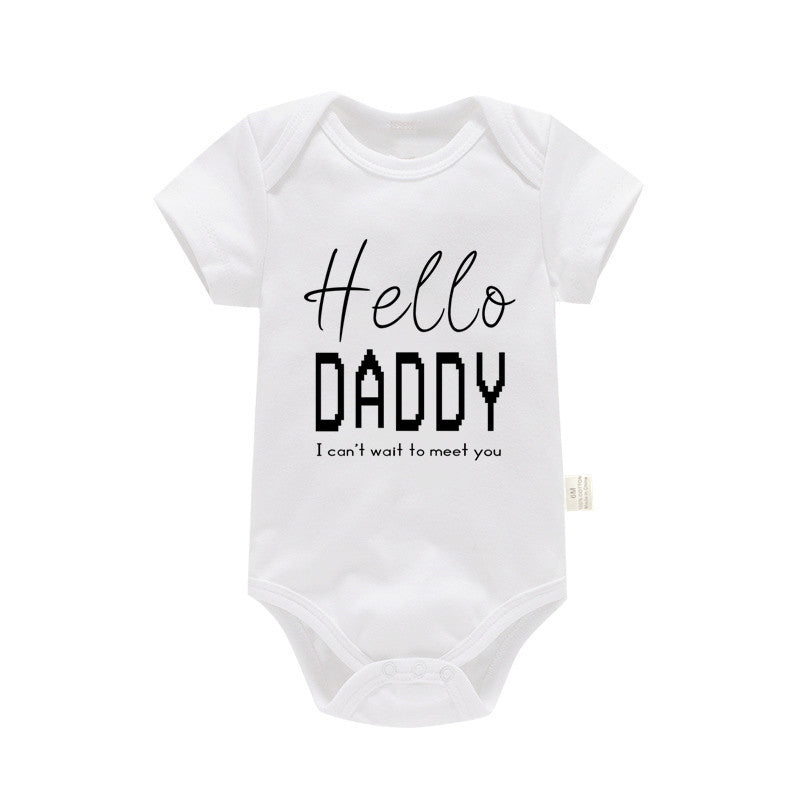 Pure Cotton Baby Short Sleeve Romper