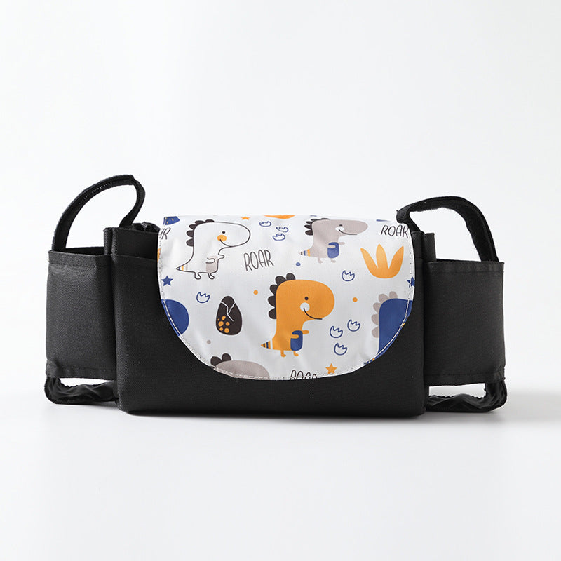 Large Capacity Baby Stroller Organizer Cup Holder Bag