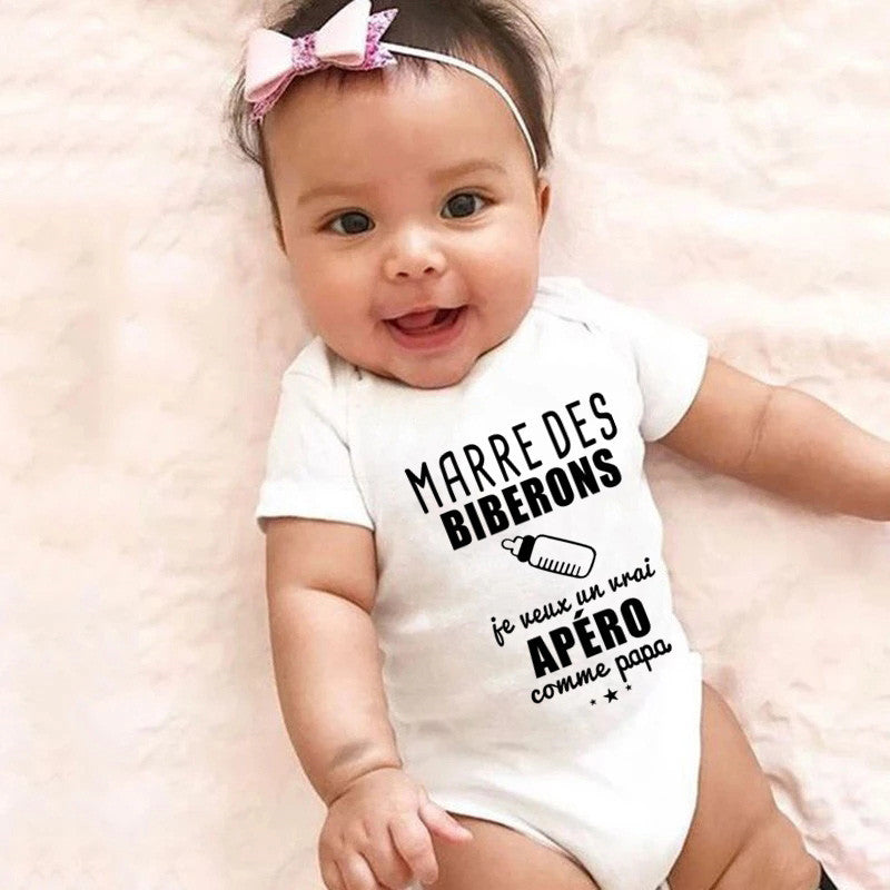 Pure Cotton Baby One-Piece Rompers