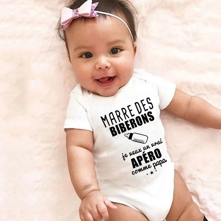 Pure Cotton Baby One-Piece Rompers