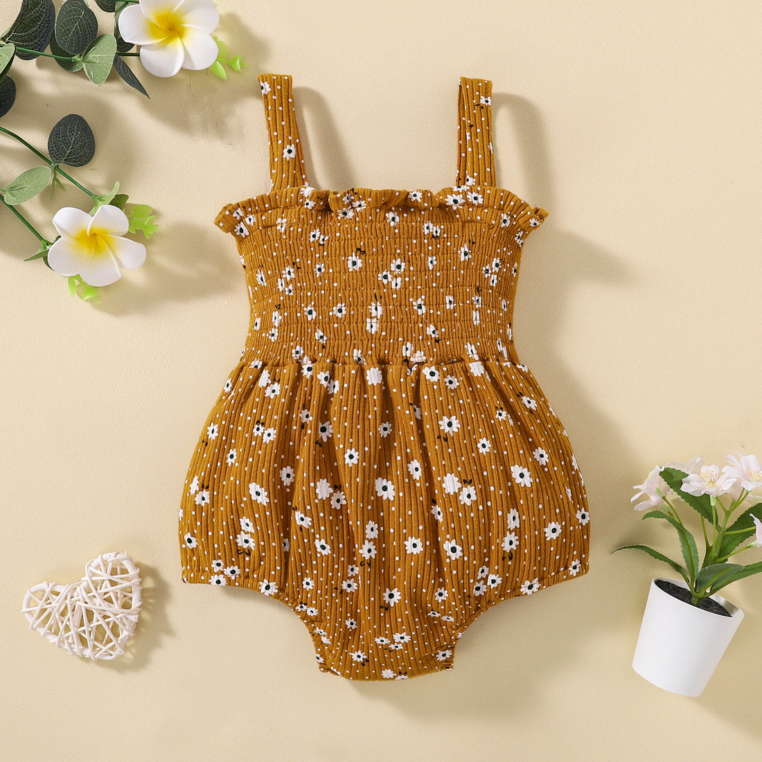 Sleeveless Summer Baby Rompers Jumpsuit