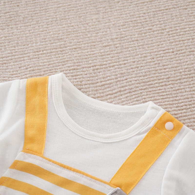 Baby Girl Summer Short Sleeve Jumpsuit