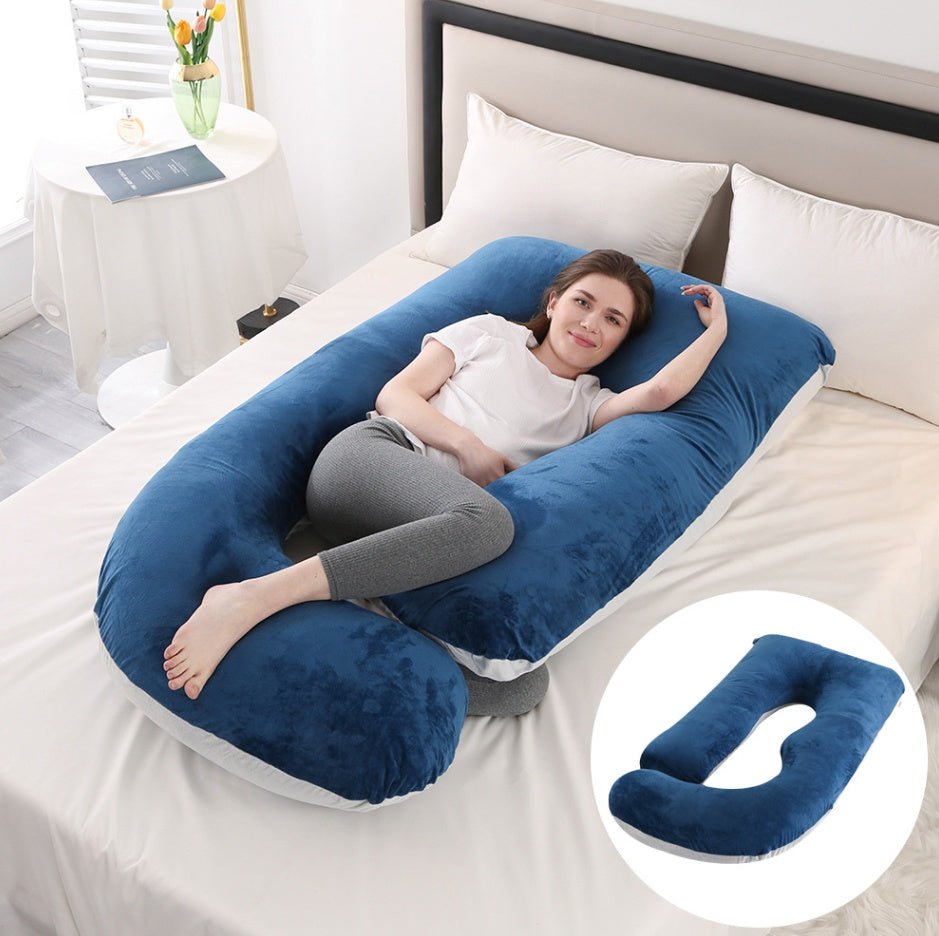 J-Type Maternity Waist Support Slope Pillow