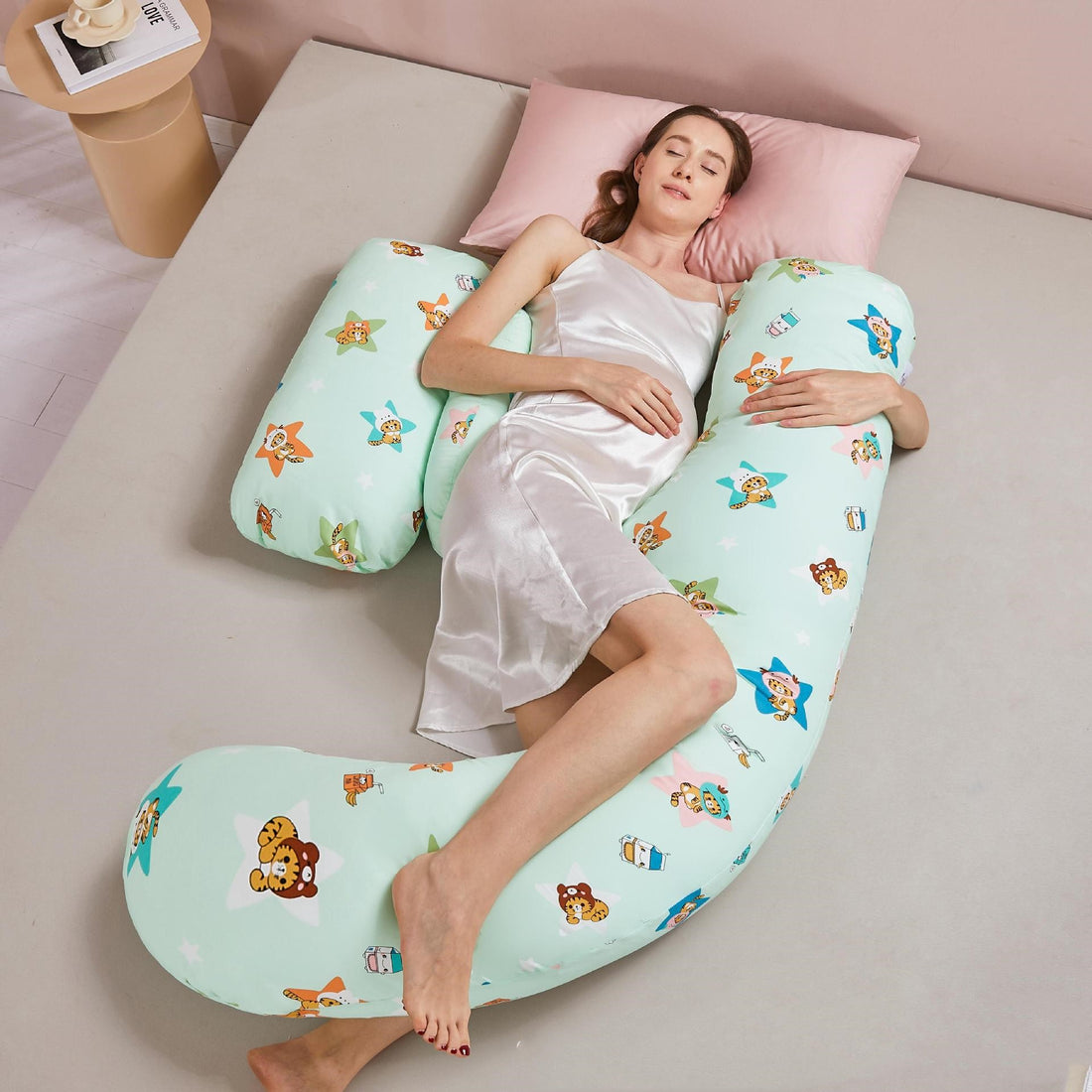 Tencel Summer Maternity Lumbar Side Sleeping Pillow