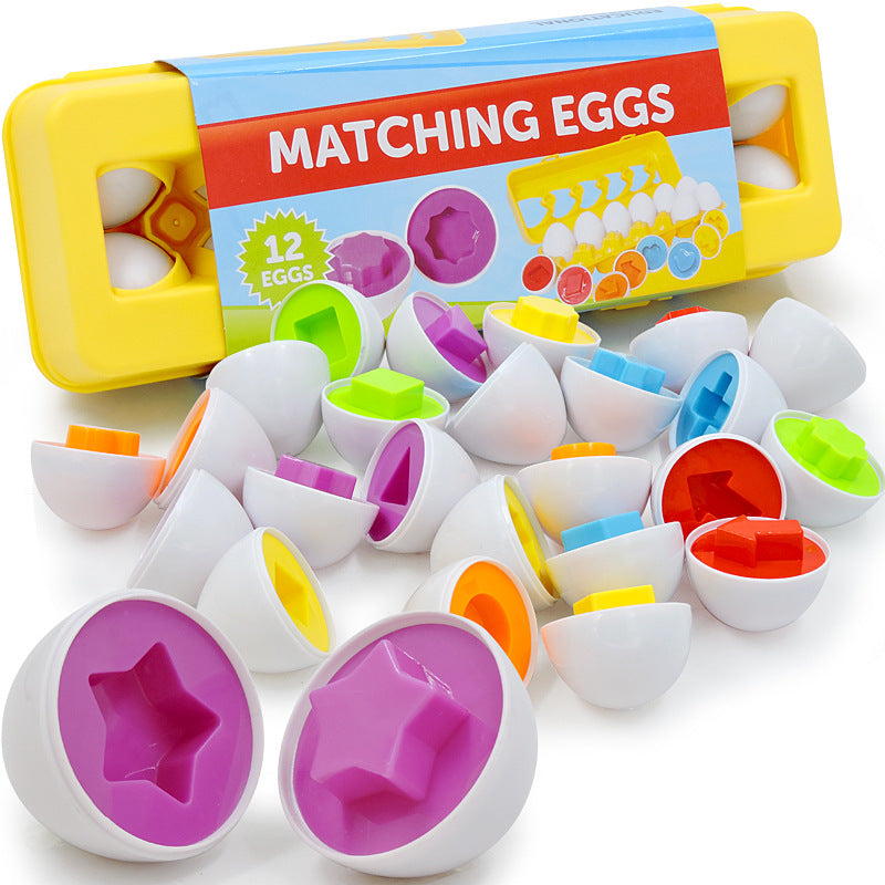 Baby Montessori Shape Sorting Egg Educational Toy