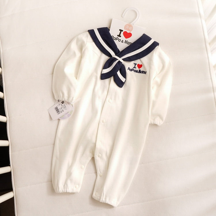 Navy Style Newborn Baby Onesies