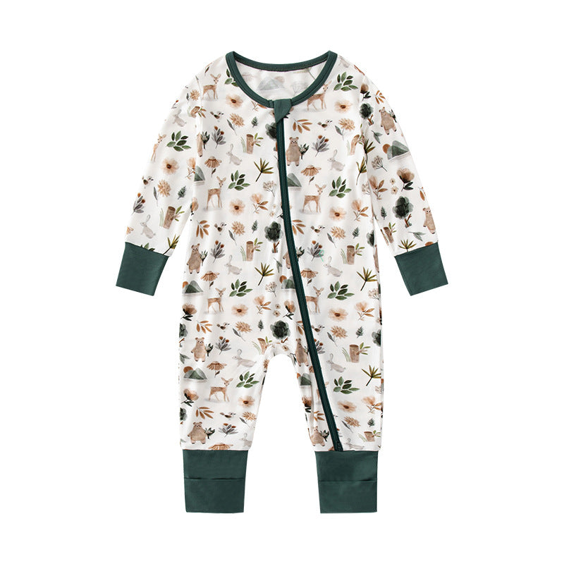 Spring Bamboo Fiber Baby Clothing