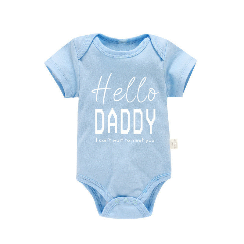Pure Cotton Baby Short Sleeve Romper