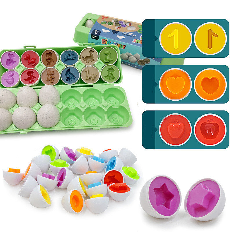 Baby Montessori Shape Sorting Egg Educational Toy