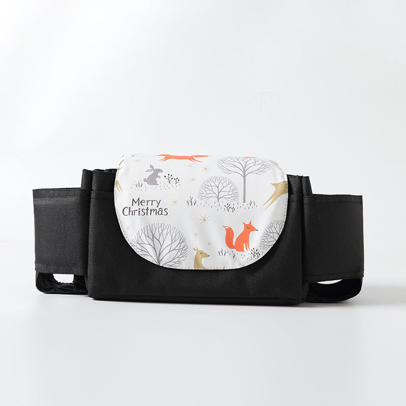 Large Capacity Baby Stroller Organizer Cup Holder Bag