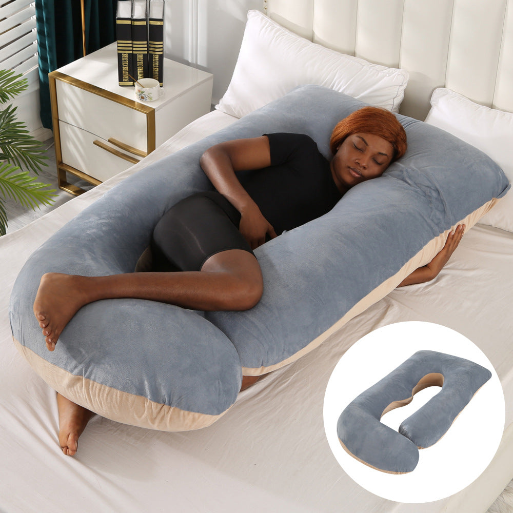 J-Type Maternity Waist Support Slope Pillow