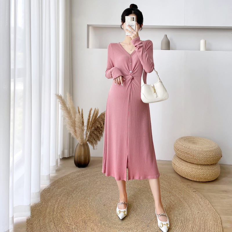 Plus Size Western Maternity Dress