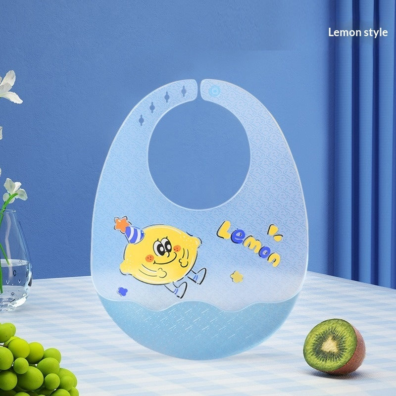 Waterproof Silicone Baby Feeding Bib Soft Infant