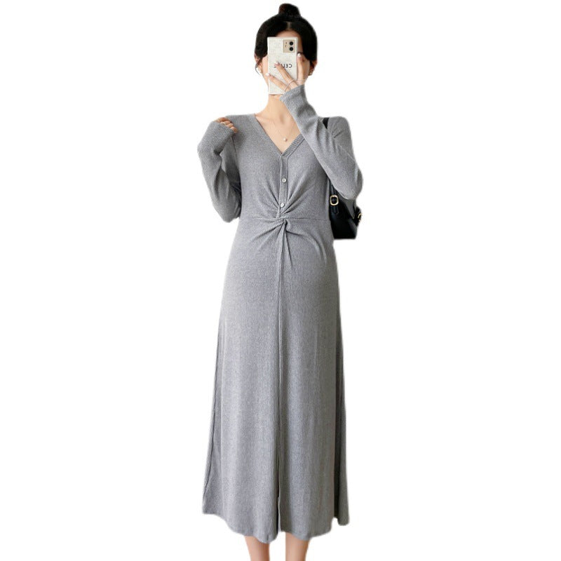 Plus Size Western Maternity Dress