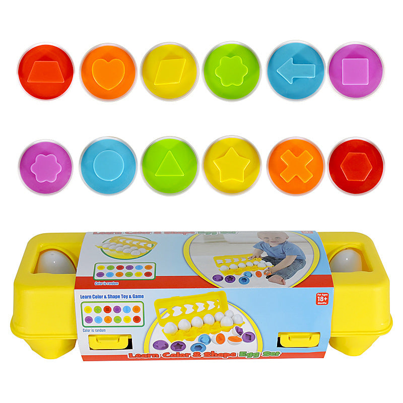 Baby Montessori Shape Sorting Egg Educational Toy